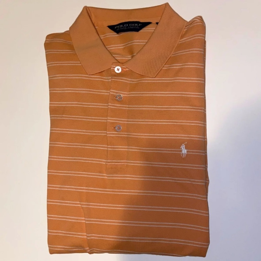 Orange Polo golf Ralph Lauren shirt
